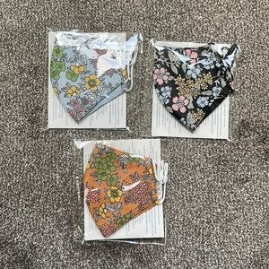 New 3 pack of Tory Burch non-medical grade face masks